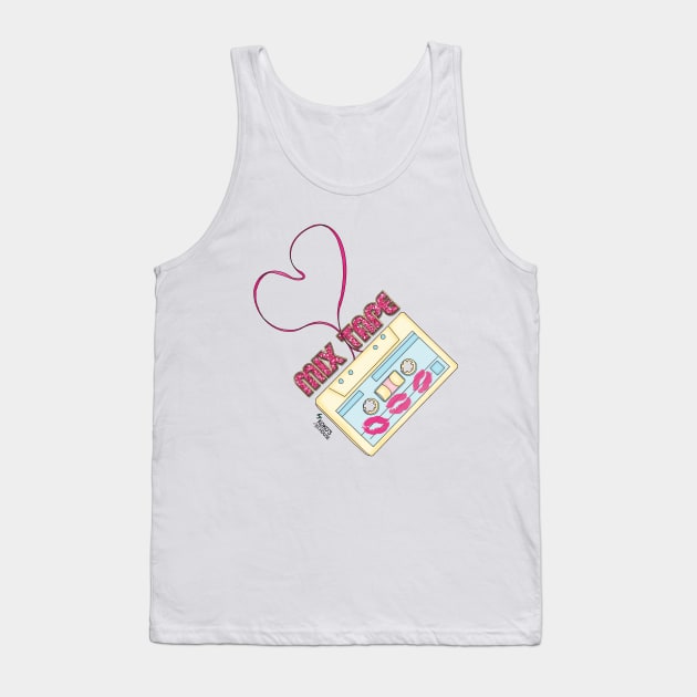 MIX TAPE Tank Top by KokosArtHouse